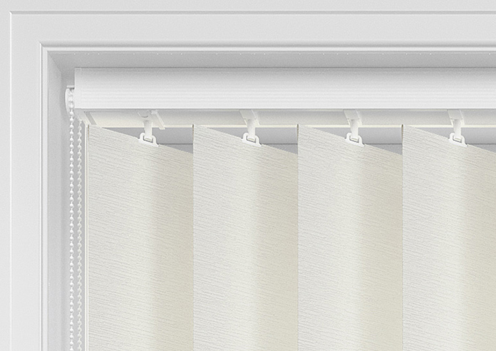 Toulouse (Blackout), Textured Cream - Vertical Blind - Image 11